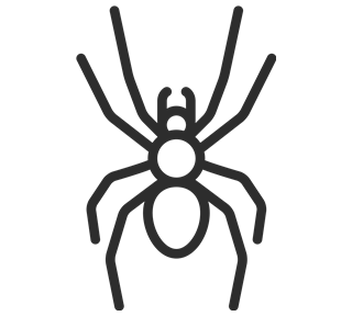 Spider Outline Sticker
