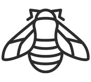 Bee Outline Sticker