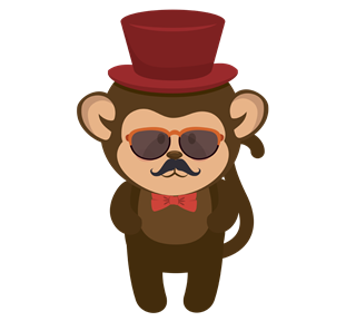Monkey 2 Sticker