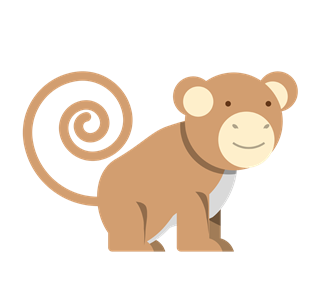 Monkey Sticker