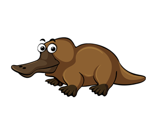 Adam Platypus Sticker