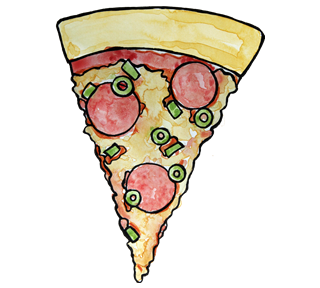 Pizza Sticker