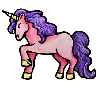 Unicorn Painting Sticker