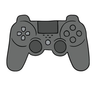 Minecraft Videogame Controller PS4  Sticker