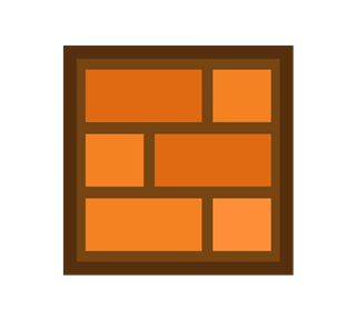 Minecraft Brick Block Sticker
