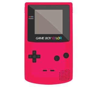 Gameboy Color Pink Sticker