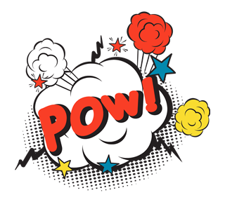 Pow Sticker