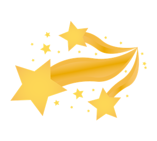 Wiggly Stars Sticker