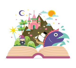 Fairytale Book Sticker
