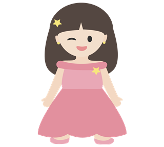 Kids Costume Sticker