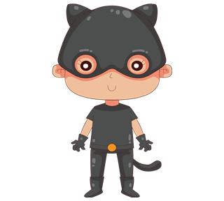 Kids Costume Sticker