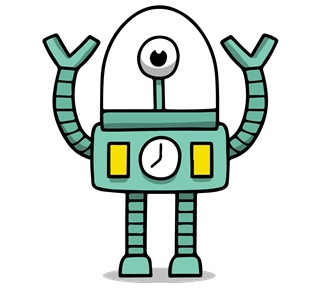 Robot Sticker