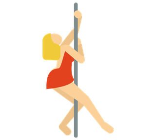 Pole Dancing Sticker