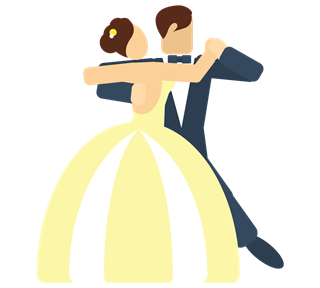 Ballroom Dancing Sticker