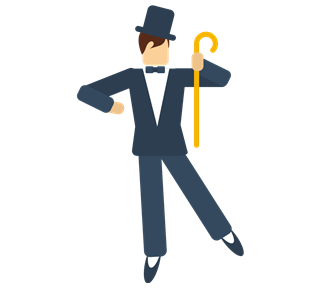 Tap Dancing Sticker