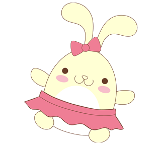 Cute Bunny Sticker