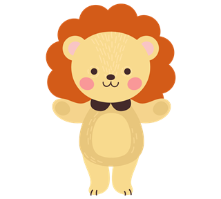 Lion Stuffy Sticker