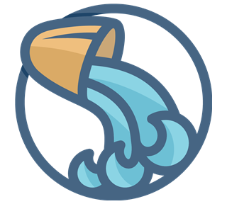 Horoscope Aquarius Sticker