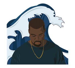 Brandon-Chu-Kanye-Wave.png Sticker