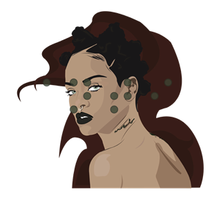 Brandon Chu Rihanna Sticker