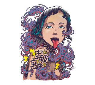 FLAYCE-Hair.png Sticker