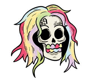 Lyoch Sahakyants Skull Sticker