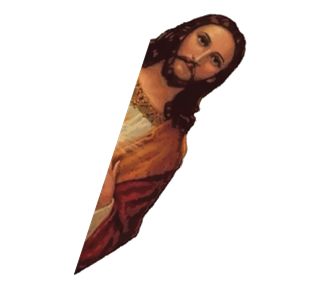 Inspo Jesus Meme Sticker