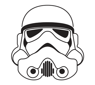 Star Wars Stormtrooper Sticker