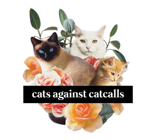 Cats against Cat Calls Sticker