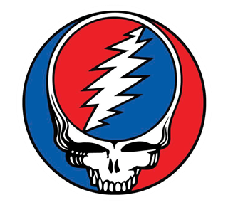 Grateful Dead Skull Logo Sticker