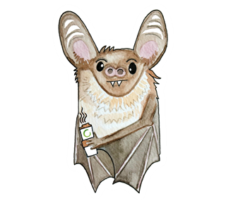 Abigail-Springfield-coffeebatnocturnal.png Sticker