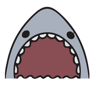 Cute Shark Sticker