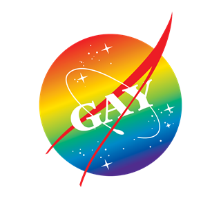 Gay Nasa Rainbow Sticker