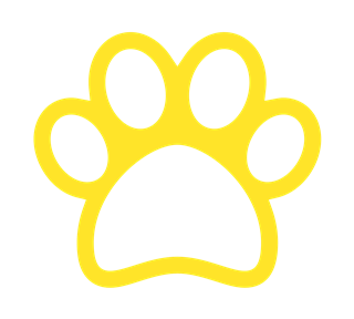 Paw Customisable Sticker