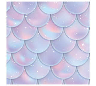 Mermaid Scales Pattern Sticker