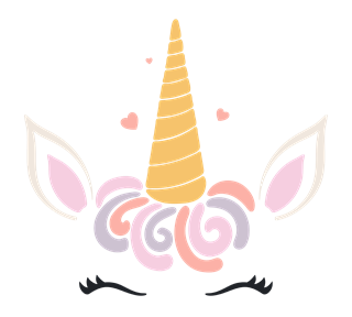 Unicorn Crown A Sticker