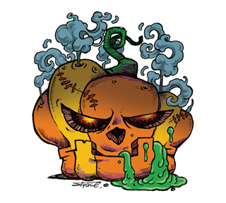Halloween Pumpkin Sticker