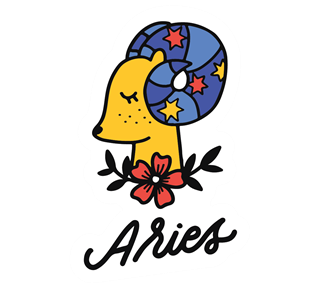 Steffi Tsai Aries Sticker