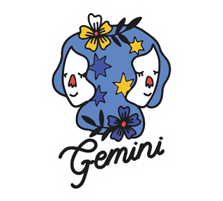 Steffi Tsai Gemini Sticker