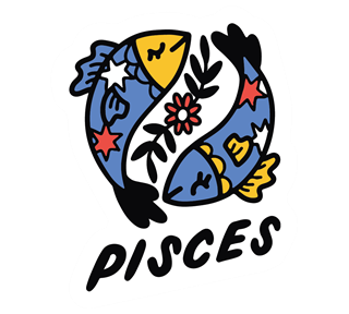 Steffi Tsai Pisces Sticker