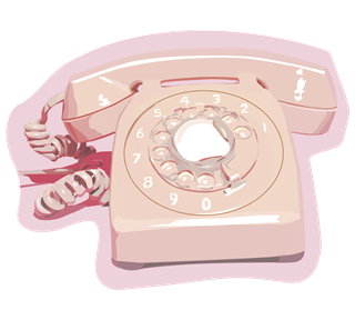 Pink Phone Sticker