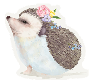 Hedgehog Sticker