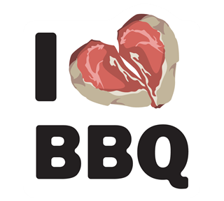 i love BBQ_Artboard 1.png Sticker