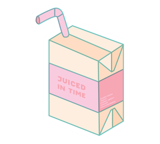Juiced in Time  Sticker