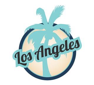 los angeles_Artboard 1.png Sticker