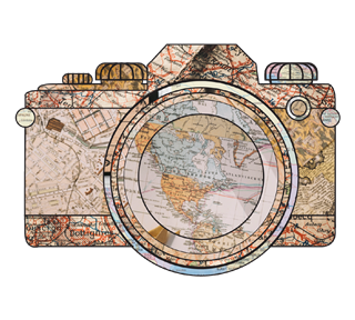 Map Camera Sticker