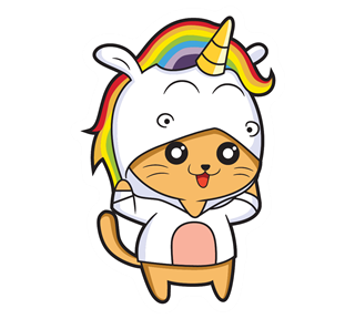 Unicorn Cat Sticker