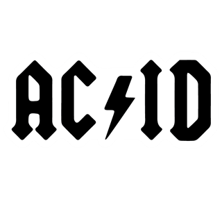 Funny ACID Sticker