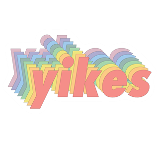 Yikes Rainbow Sticker