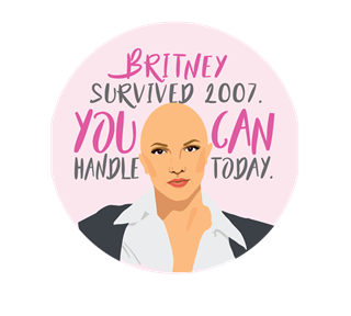 Funny Britney Sticker
